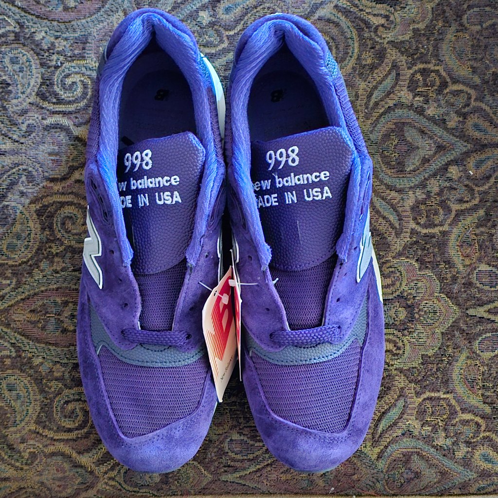 New Balance 998 Plum 9m